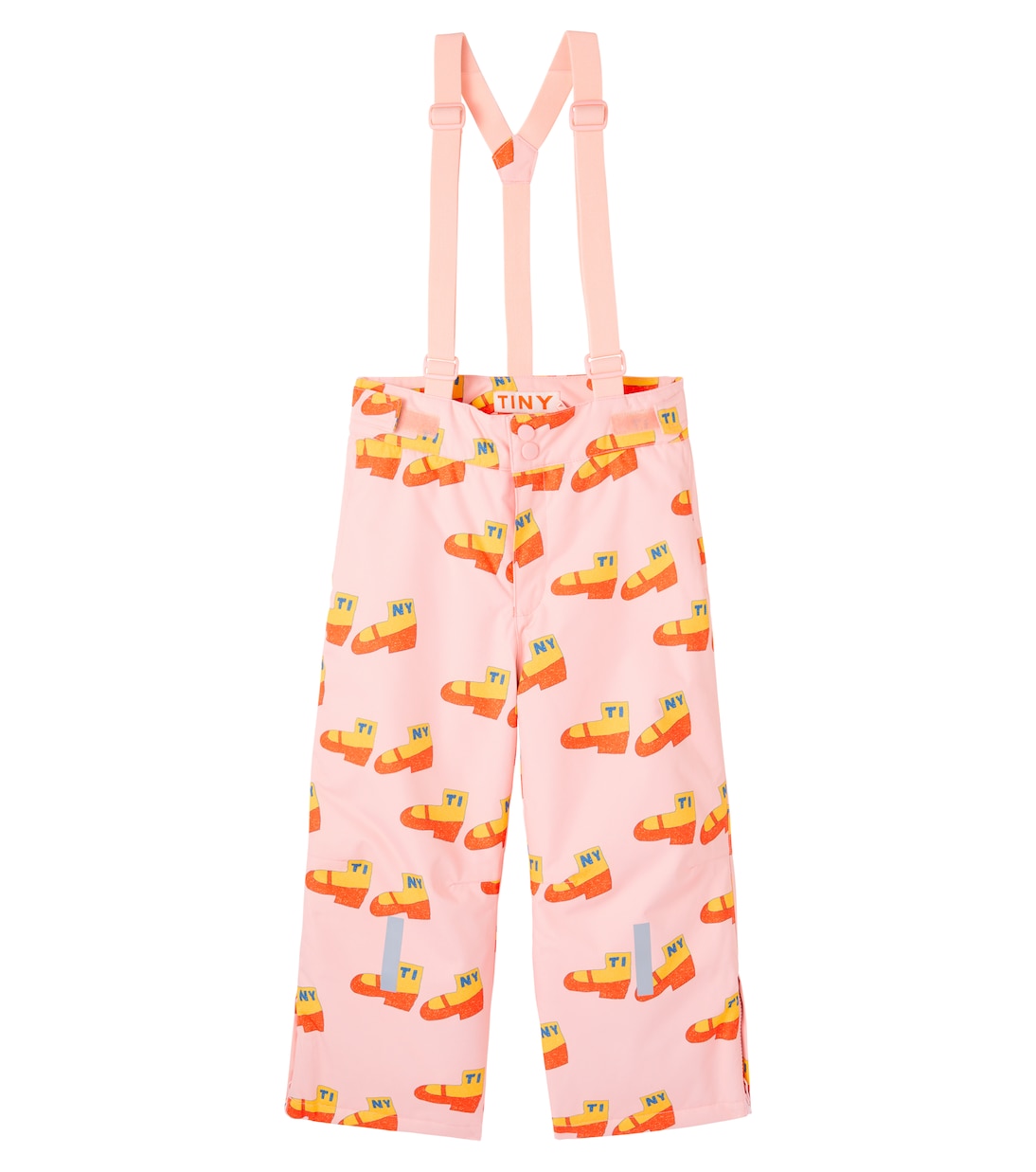 Printed ski salopettes | Tinycottons