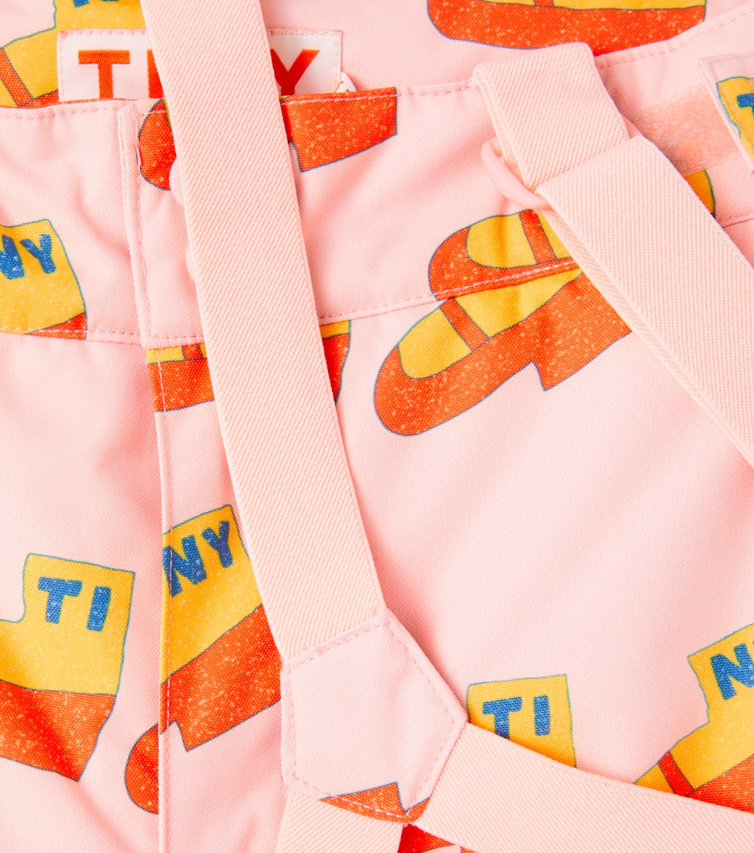 Printed ski salopettes | Tinycottons