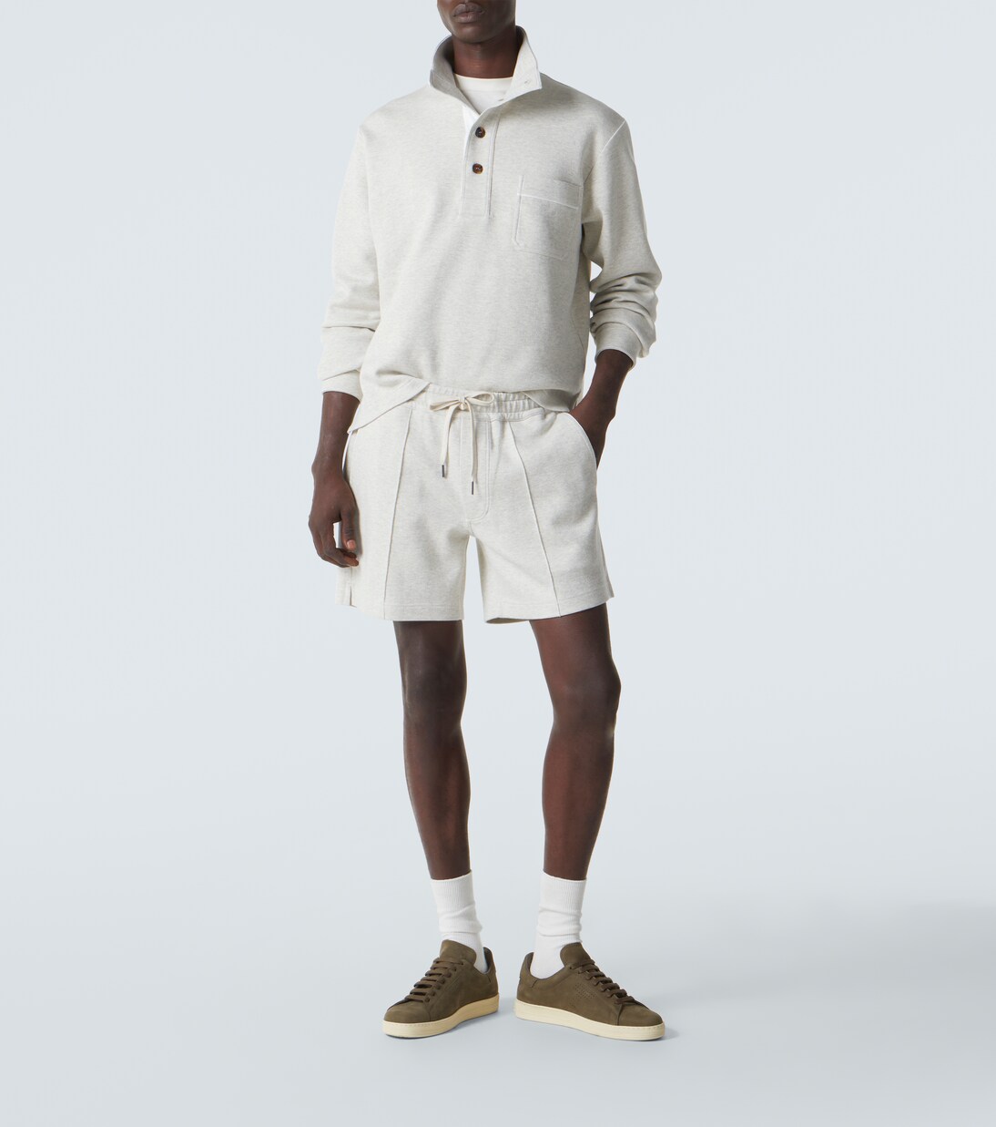 Sweatshirt aus Baumwolle, Seide und Kaschmir  | Tom Ford