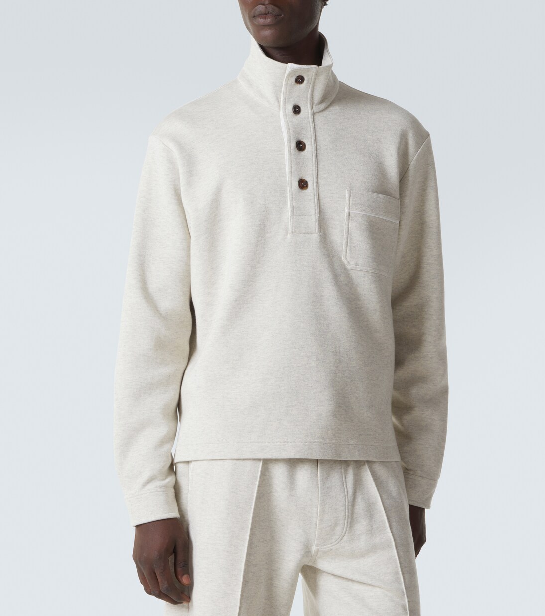 Sweatshirt aus Baumwolle, Seide und Kaschmir  | Tom Ford