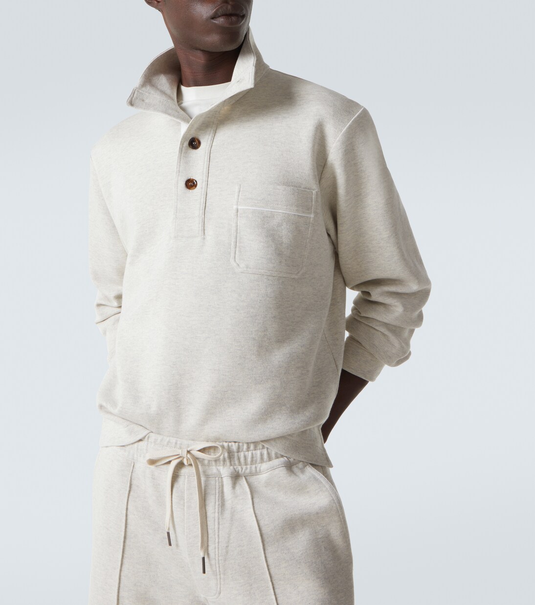 Sweatshirt aus Baumwolle, Seide und Kaschmir  | Tom Ford