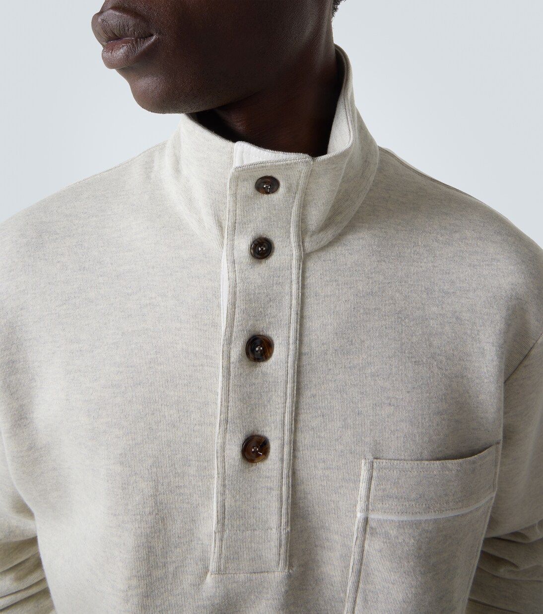 Sweatshirt aus Baumwolle, Seide und Kaschmir  | Tom Ford