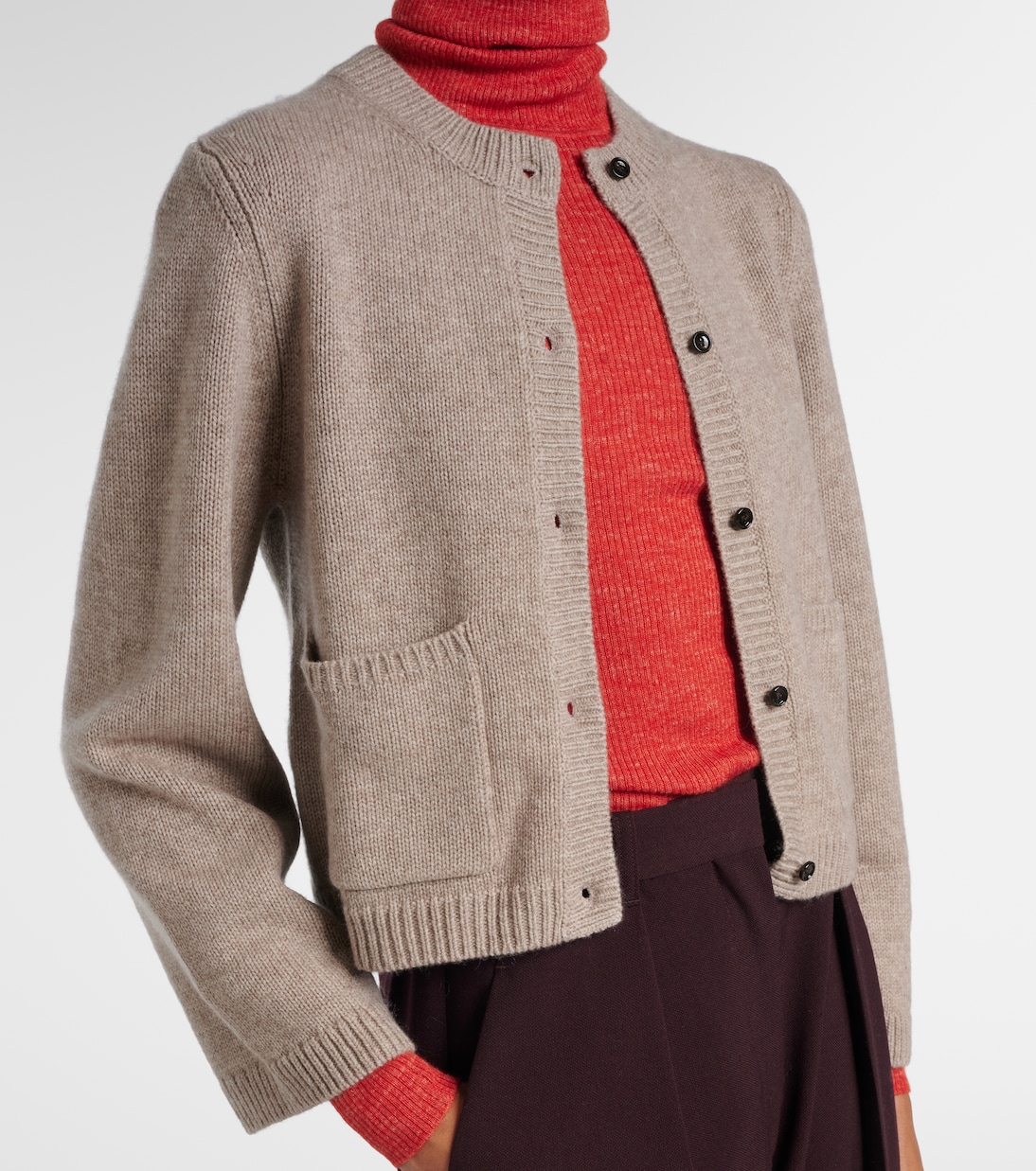Wool and cashmere cardigan | Jardin des Orangers