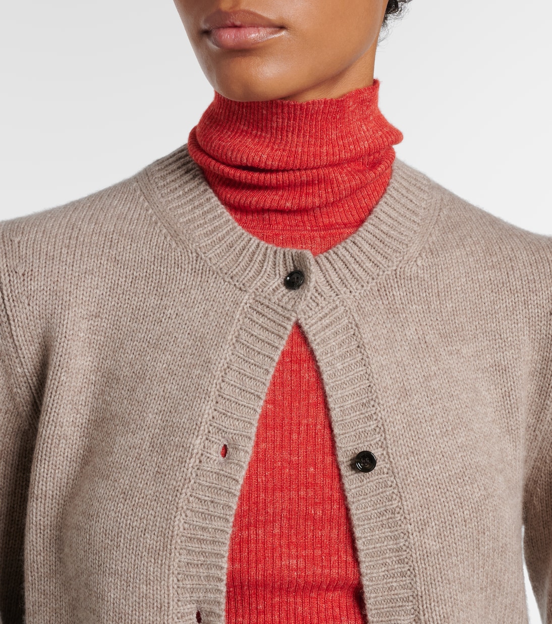 Wool and cashmere cardigan | Jardin des Orangers