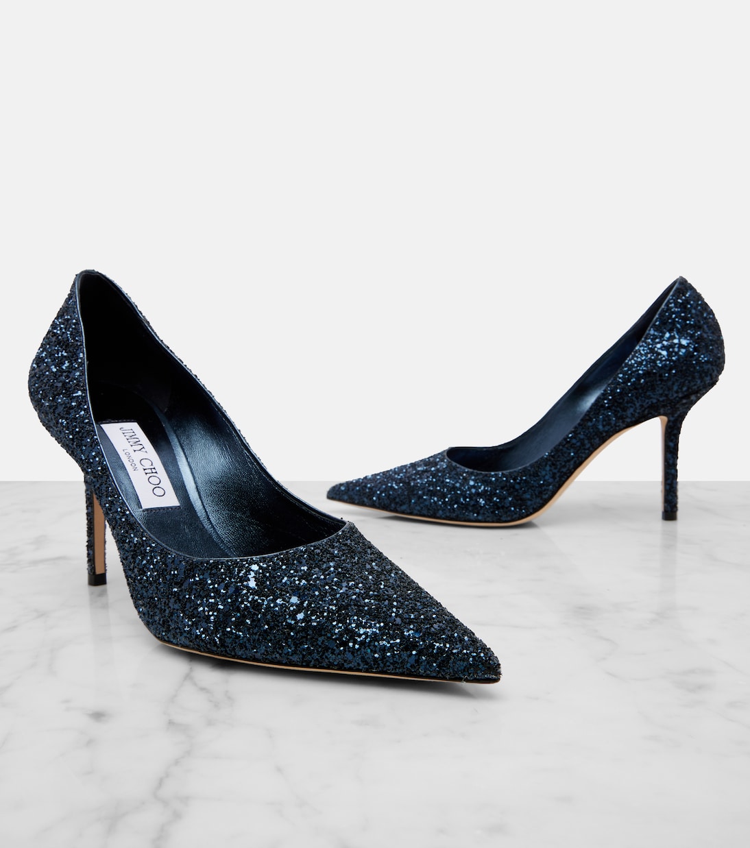 Love 85 glitter pumps | Jimmy Choo