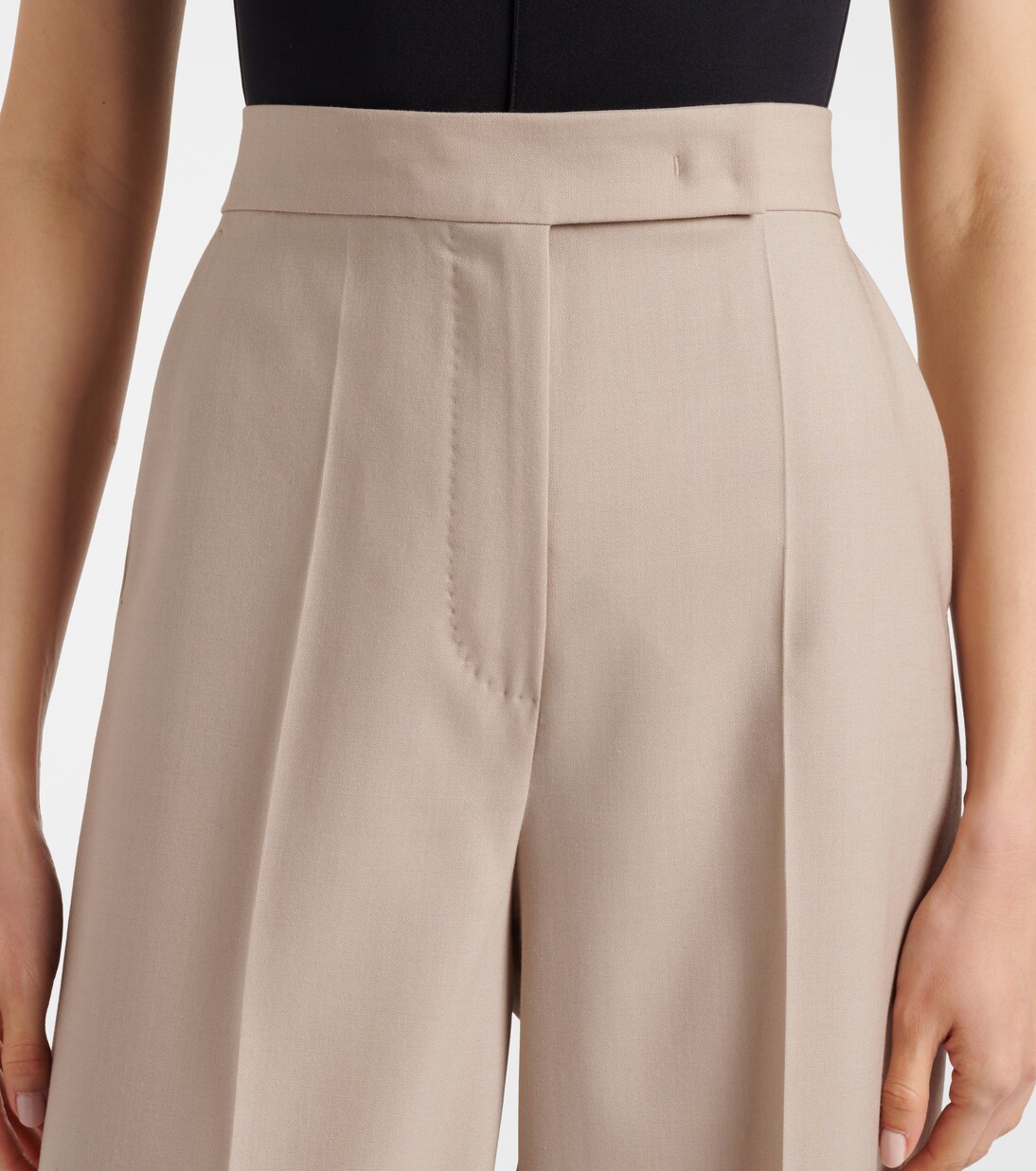 Weite Hose aus Wolle, Mohair und Seide | Max Mara