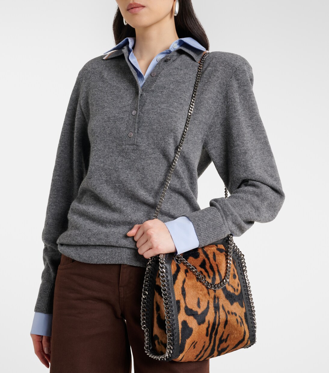 Falabella Small animal-print tote bag | Stella McCartney