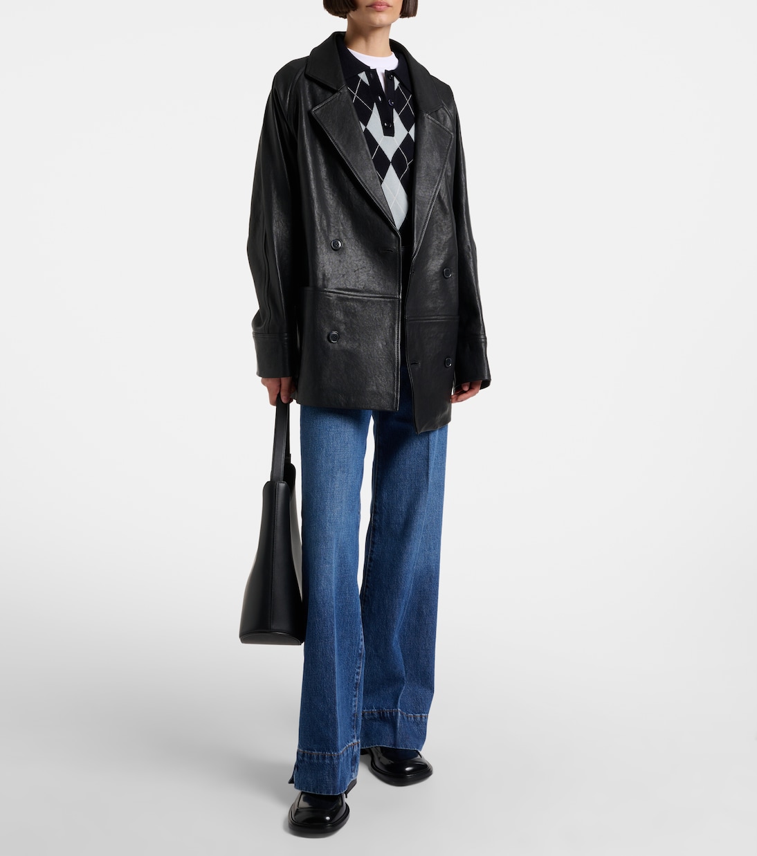 High-Rise Flared Jeans Slice | Frame