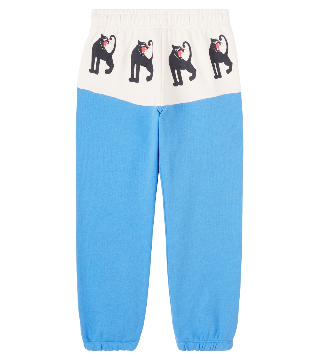 Panther printed cotton sweatpants  | Mini Rodini