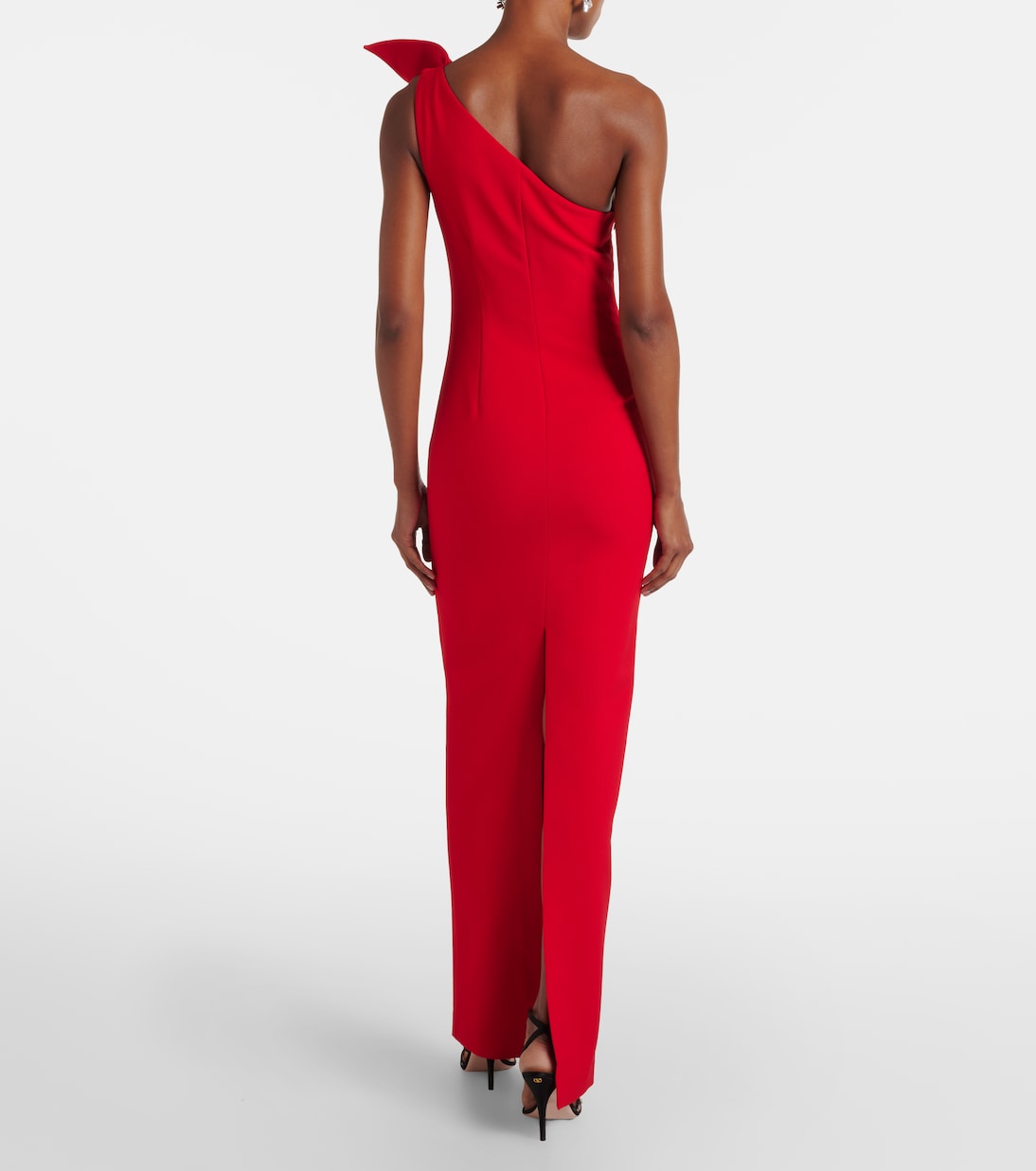 One-Shoulder-Robe aus Crêpe | Roland Mouret