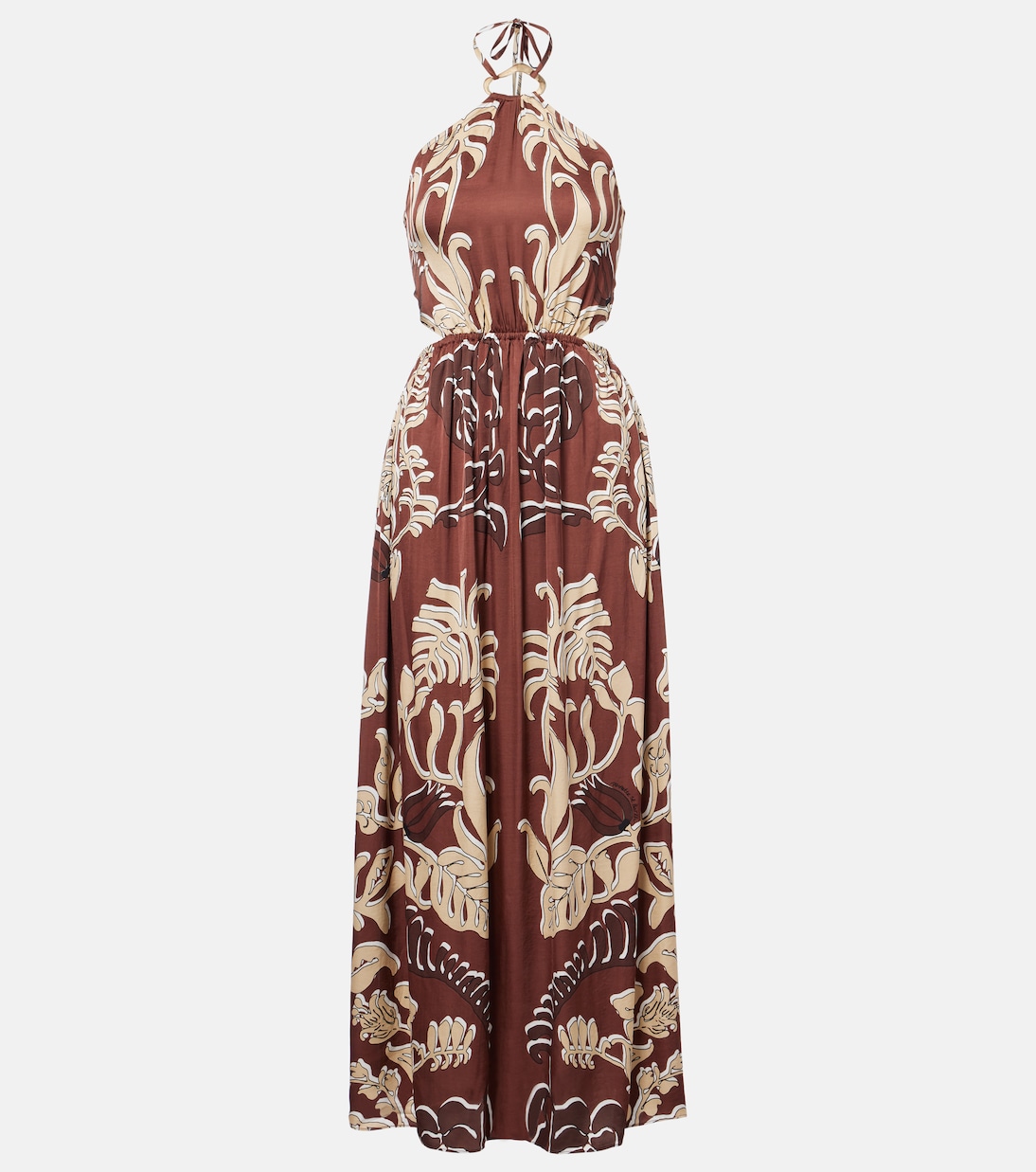 Isore printed halterneck maxi dress | Poupette St Barth