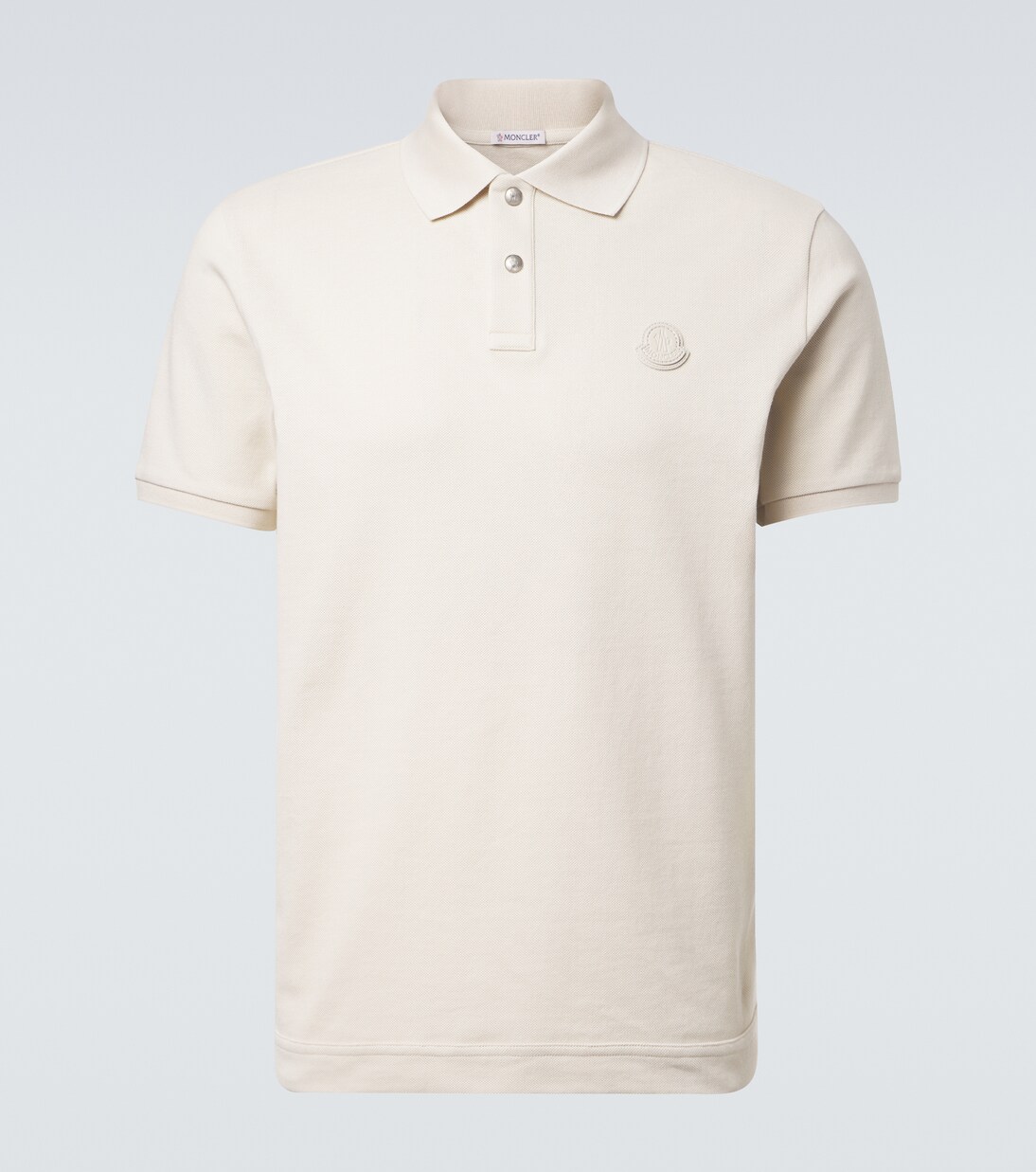 Polo en coton à logo | Moncler