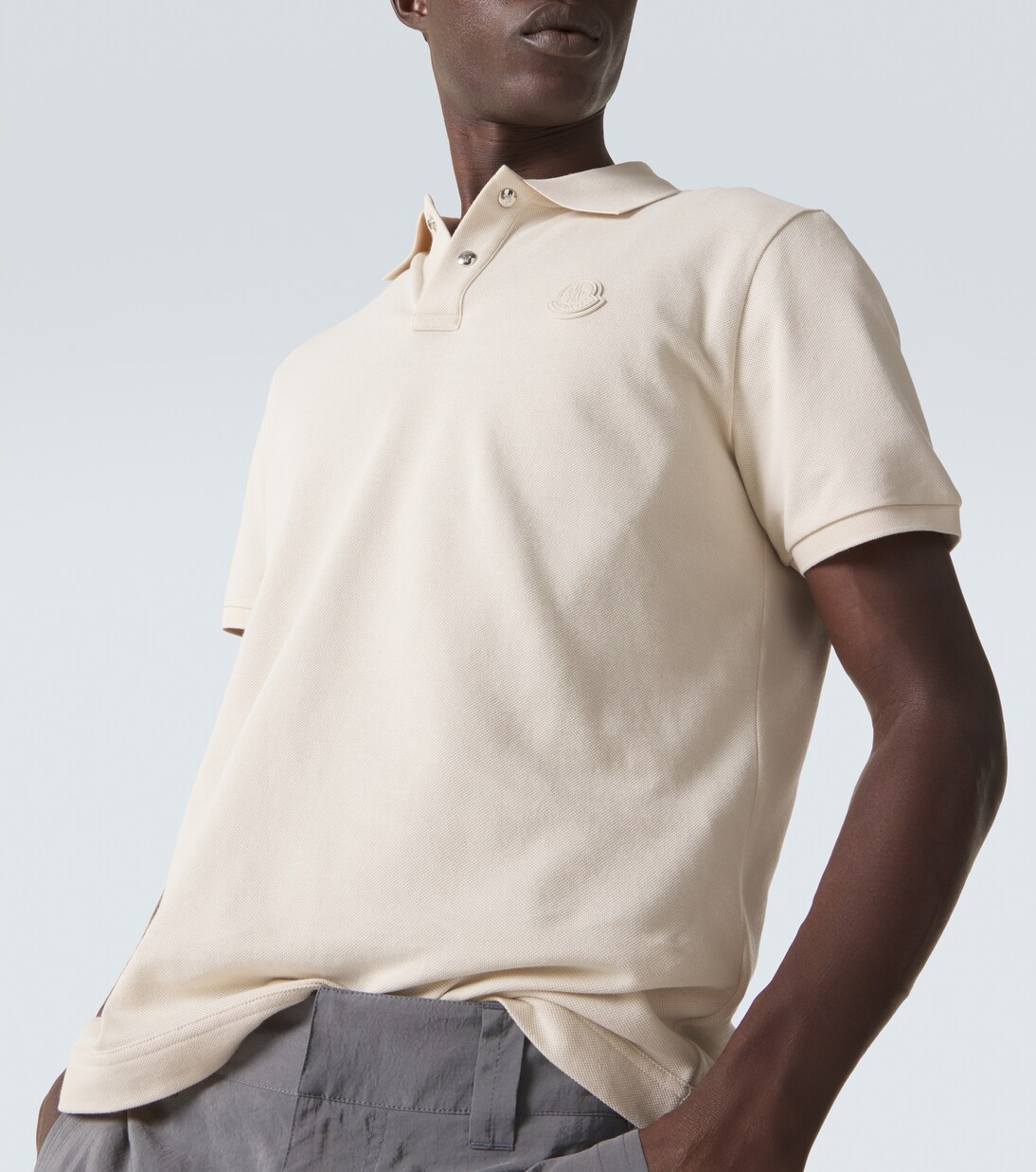 Polo en coton à logo | Moncler
