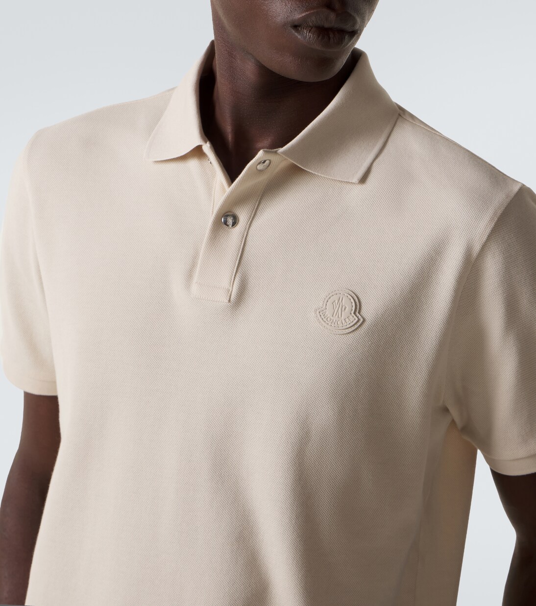 Logo cotton polo shirt | Moncler