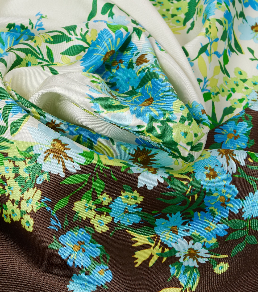 Floral silk scarf | Alémais