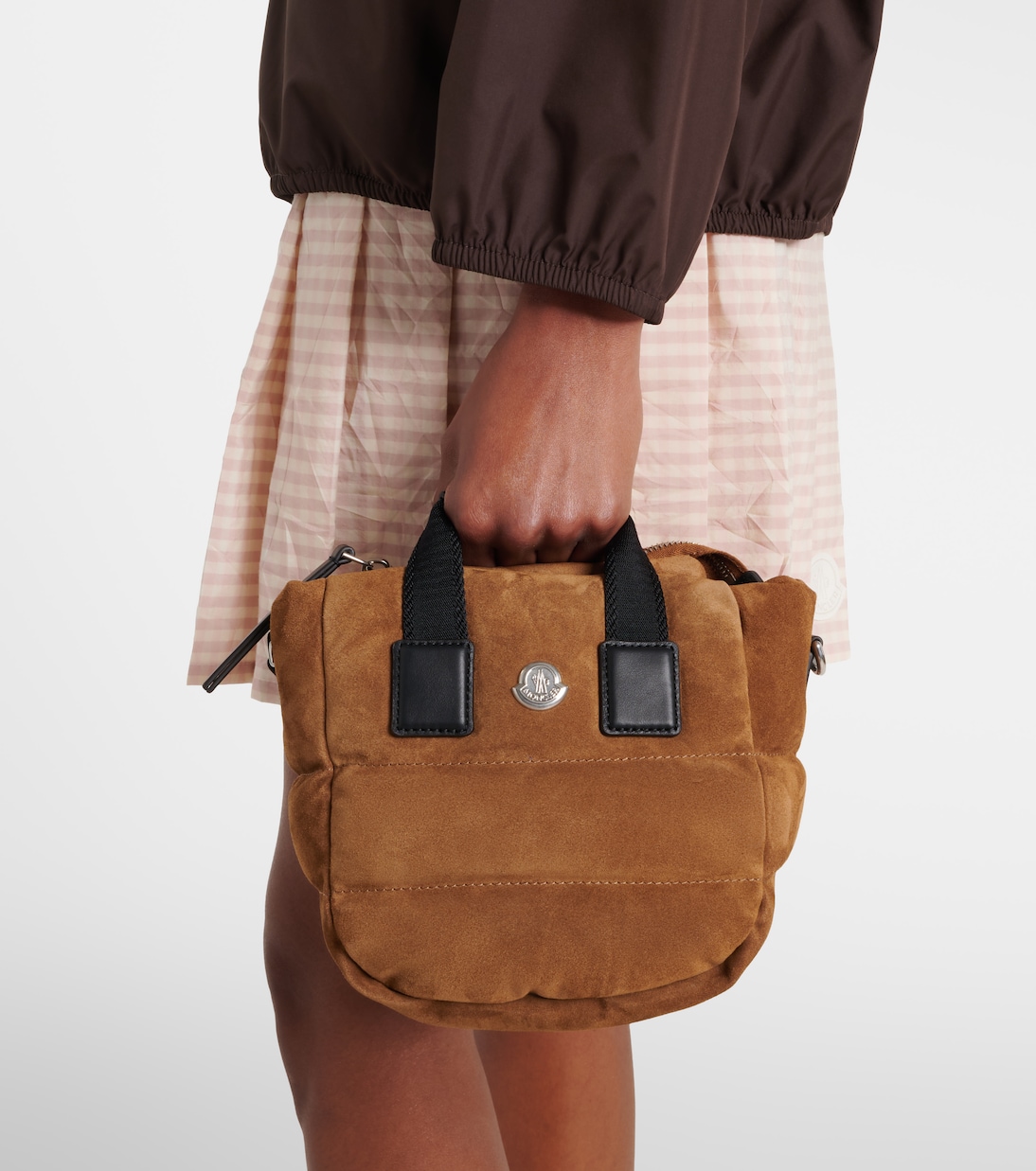 Henkeltasche Caradoc Micro aus Veloursleder | Moncler