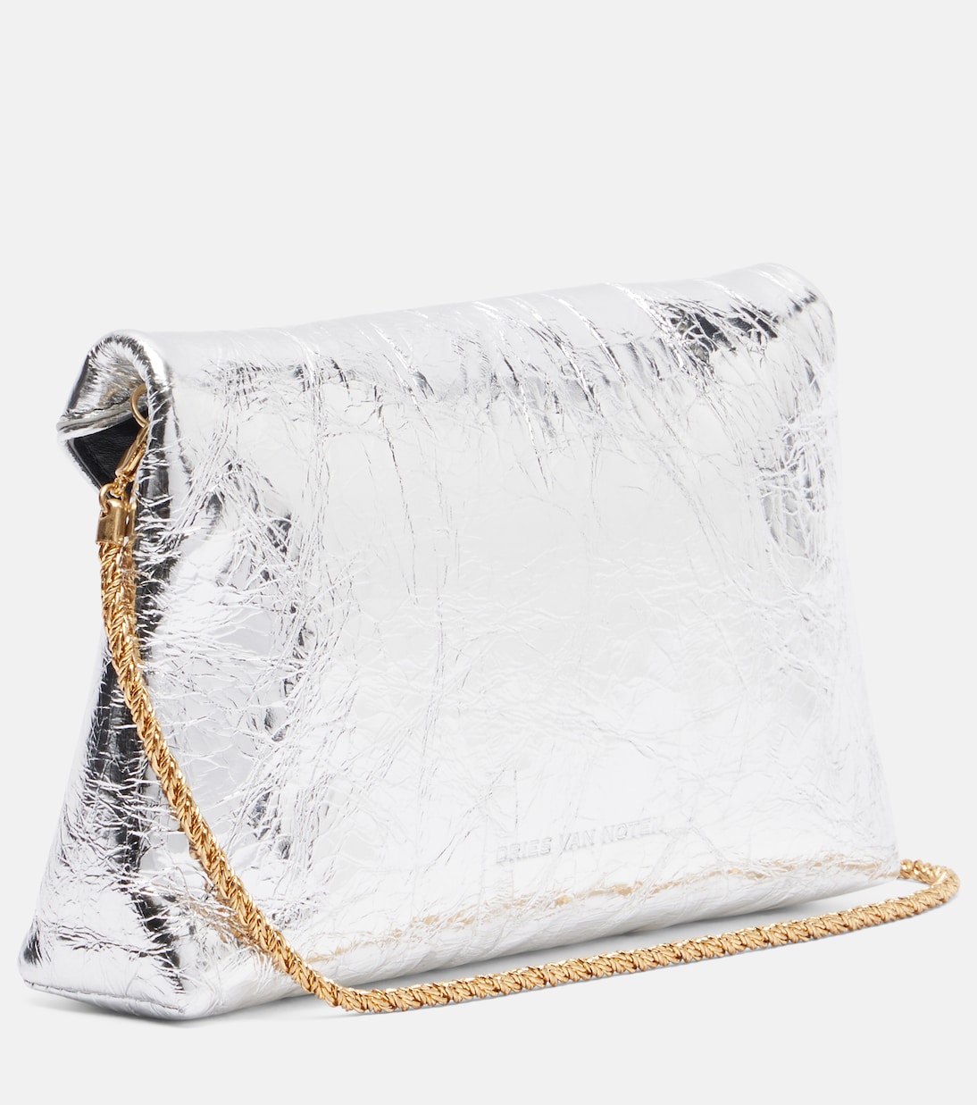 Clutch Envelope Small in pelle metallizzata | Dries Van Noten