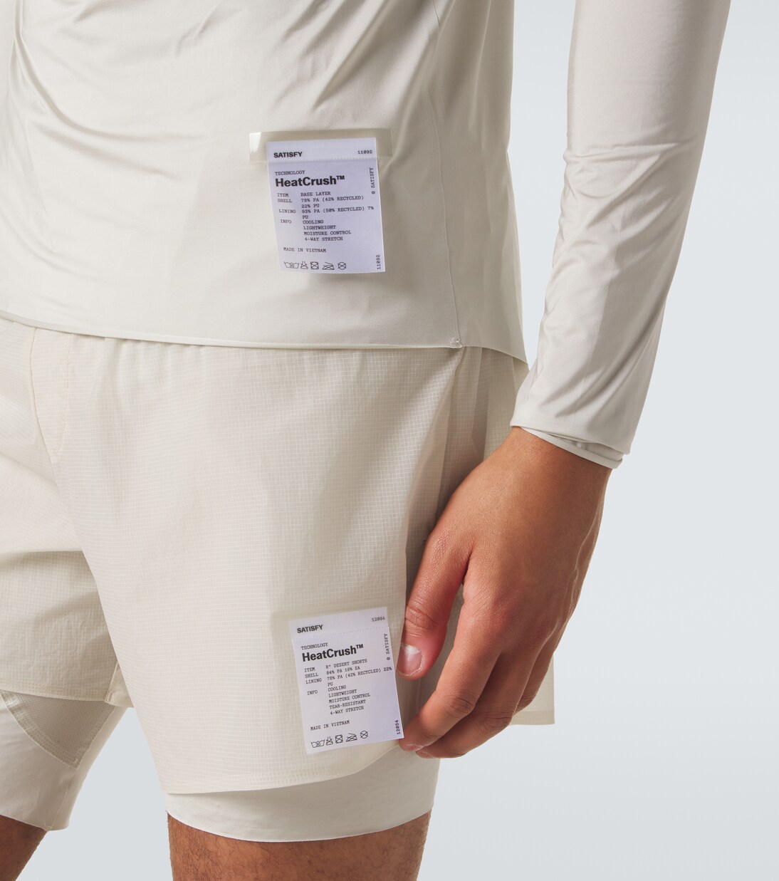 Shorts de running Heatcrush 8 Desert | Satisfy