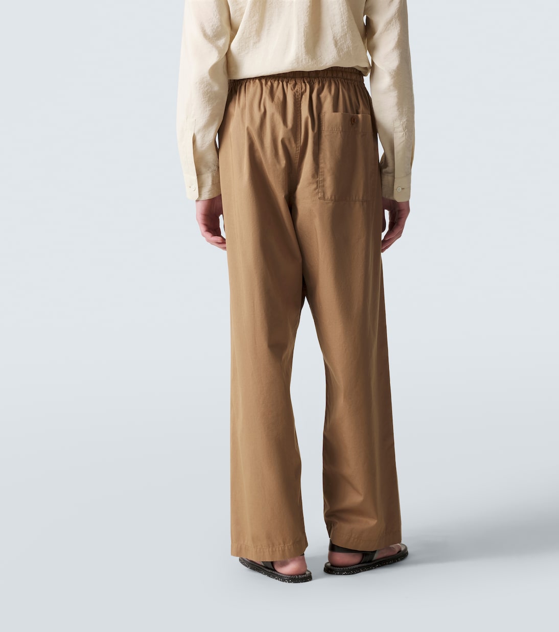 Cotton twill wide-leg pants | Lemaire