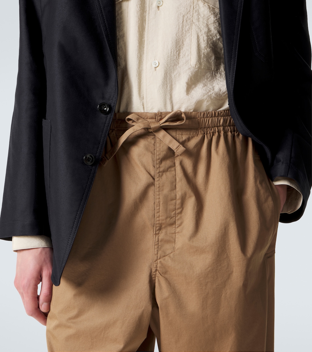 Cotton twill wide-leg pants | Lemaire