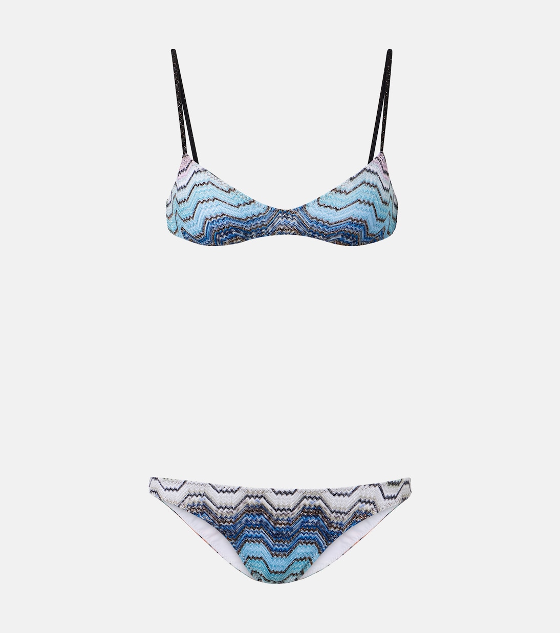 Bikini de lamé en zigzag | Missoni