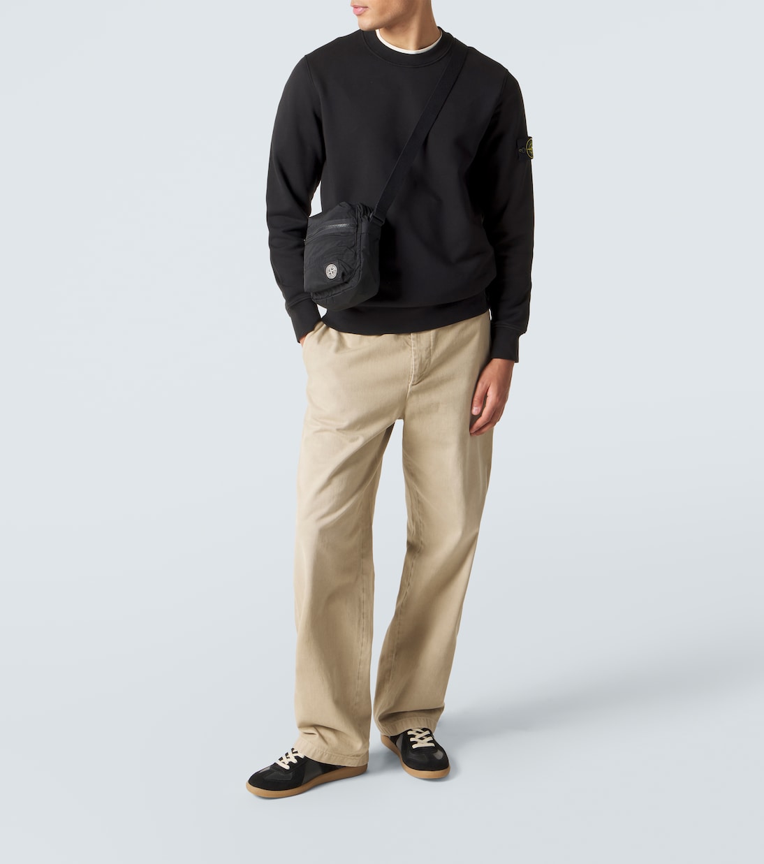 Compass poplin shoulder bag | Stone Island