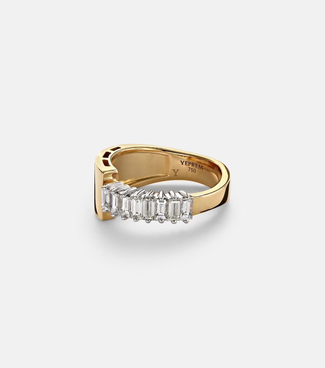 Ring aus 18kt Gelbgold (750/1000) mit Diamanten | Yeprem