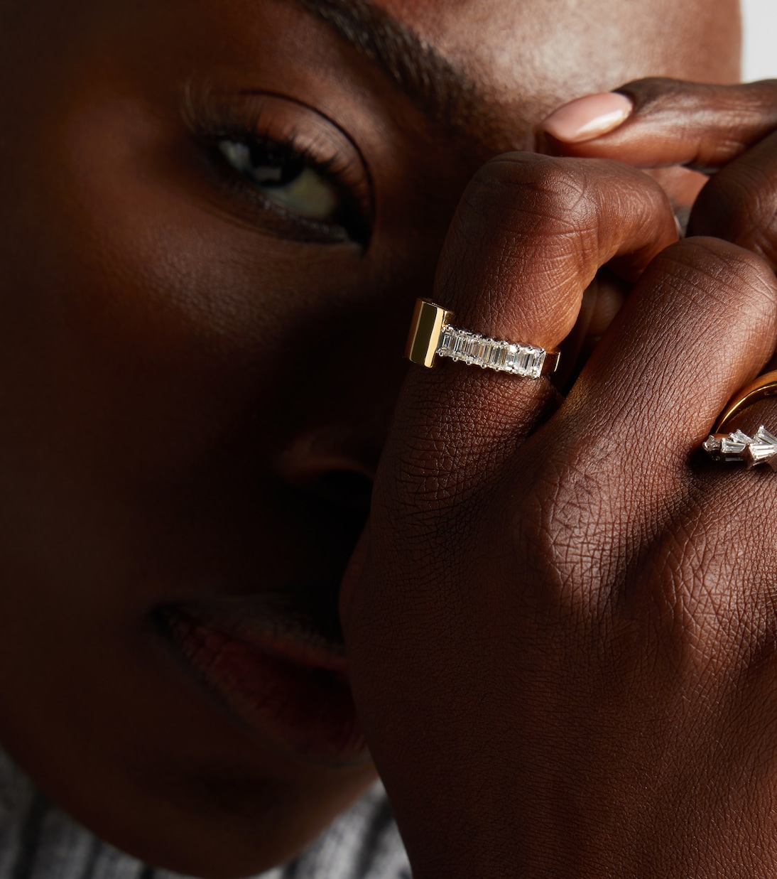 Ring aus 18kt Gelbgold (750/1000) mit Diamanten | Yeprem