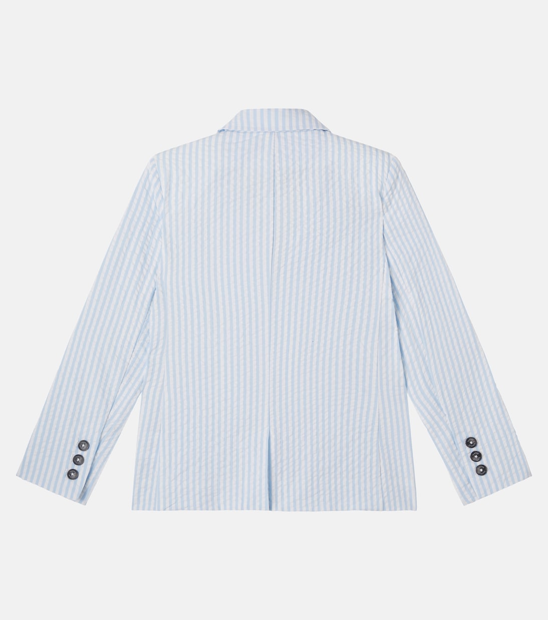 Bengal stripe cotton seersucker blazer | Tartine et Chocolat