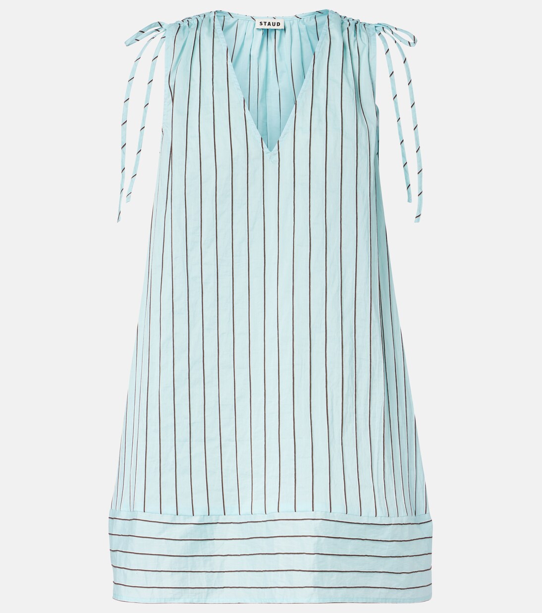Elena棉质混纺迷你连衣裙 | Staud