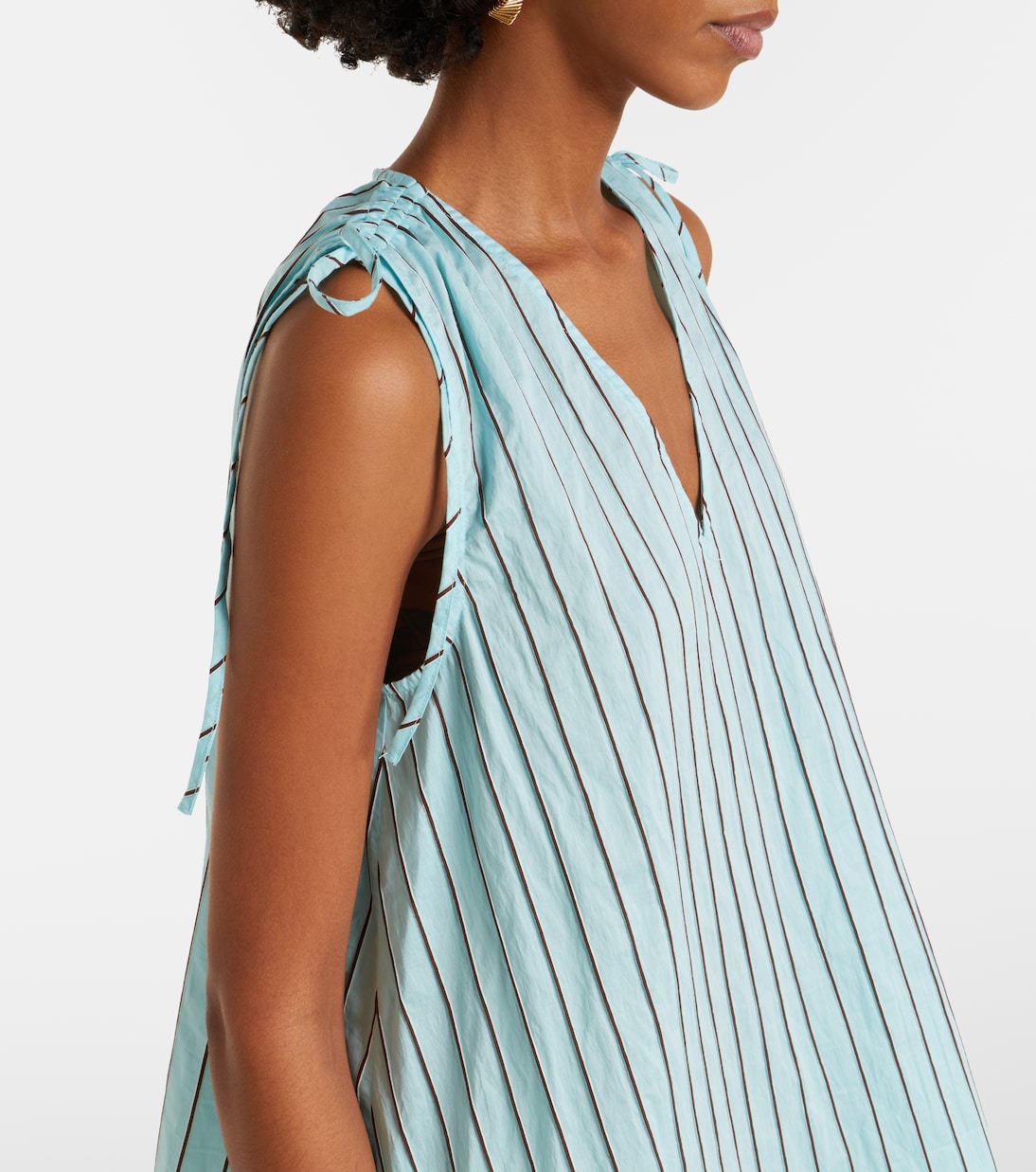 Elena棉质混纺迷你连衣裙 | Staud