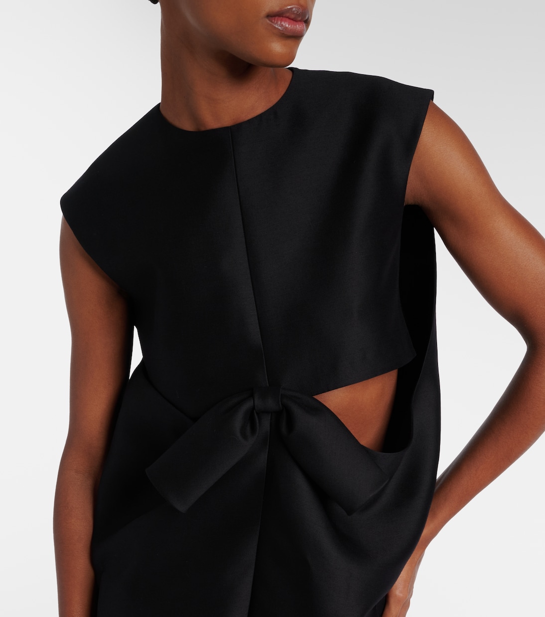 Midikleid aus Satin | Balenciaga