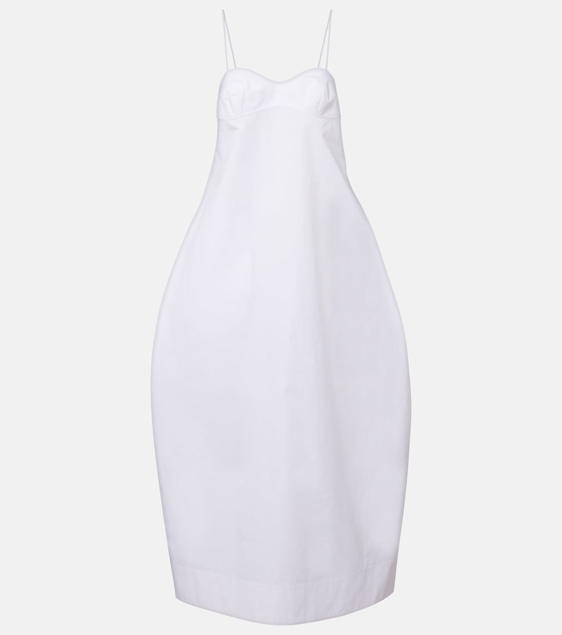 Cotton bustier dress | Róhe