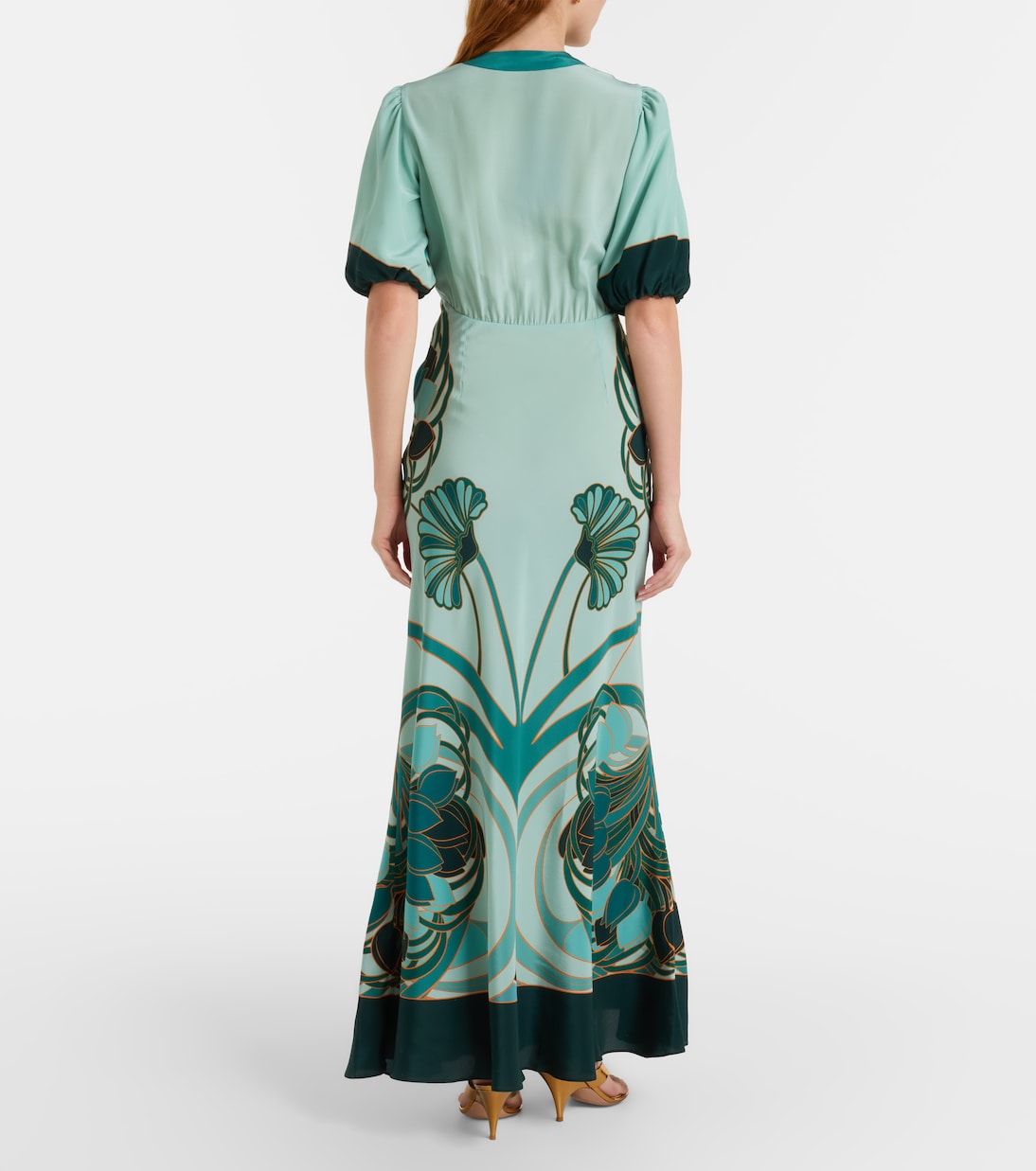 Marlene silk crêpe de chine maxi dress | La DoubleJ