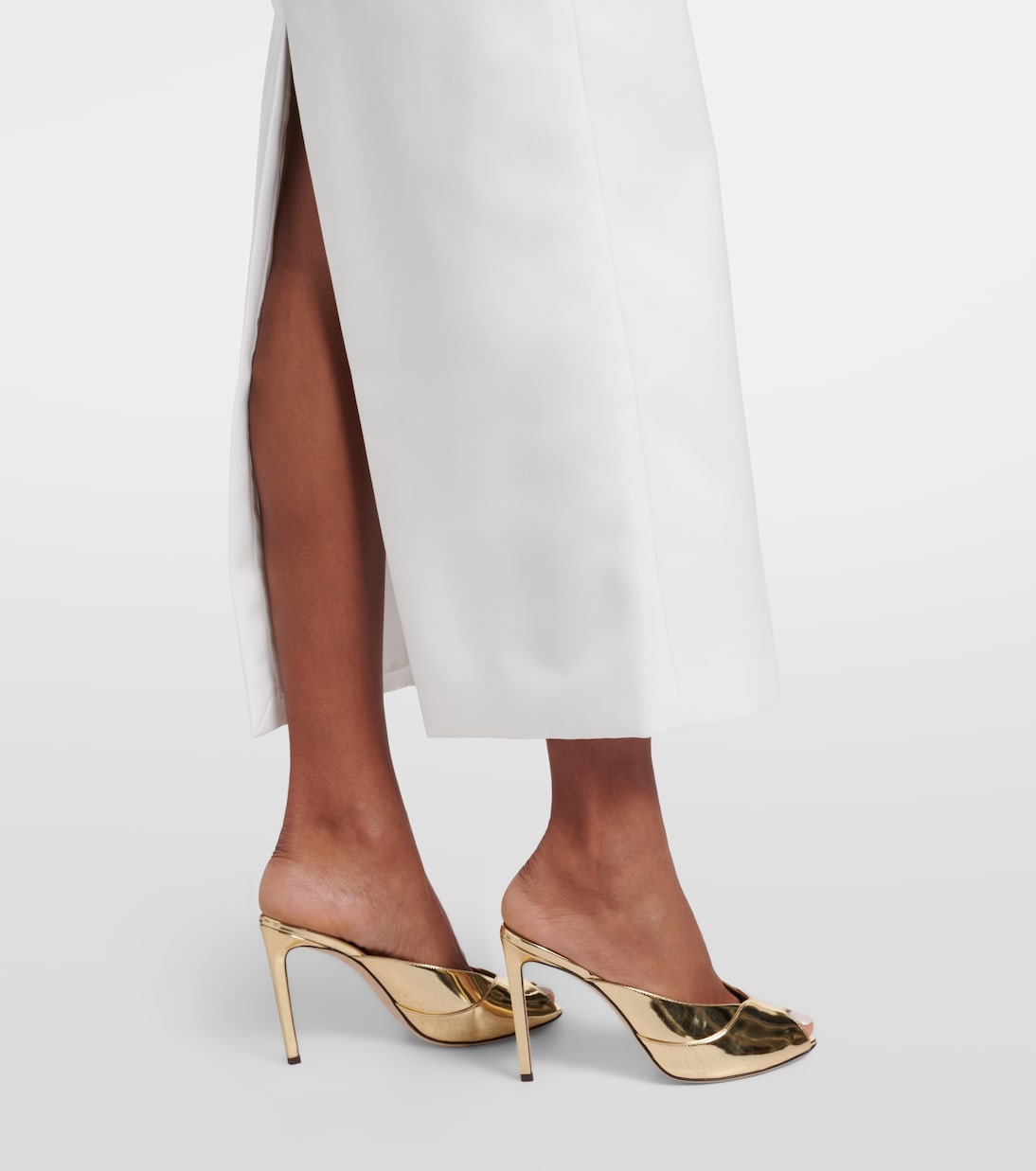 Floral-appliqué maxi dress | Leo Lin