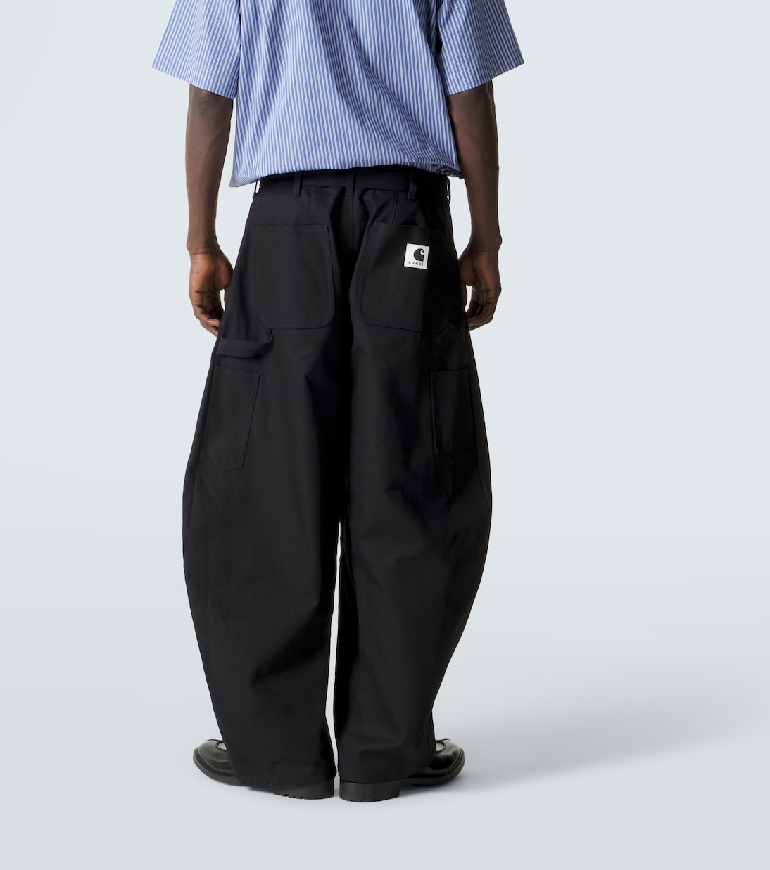 x Carhartt WIP pantalones barrel de algodón | Sacai