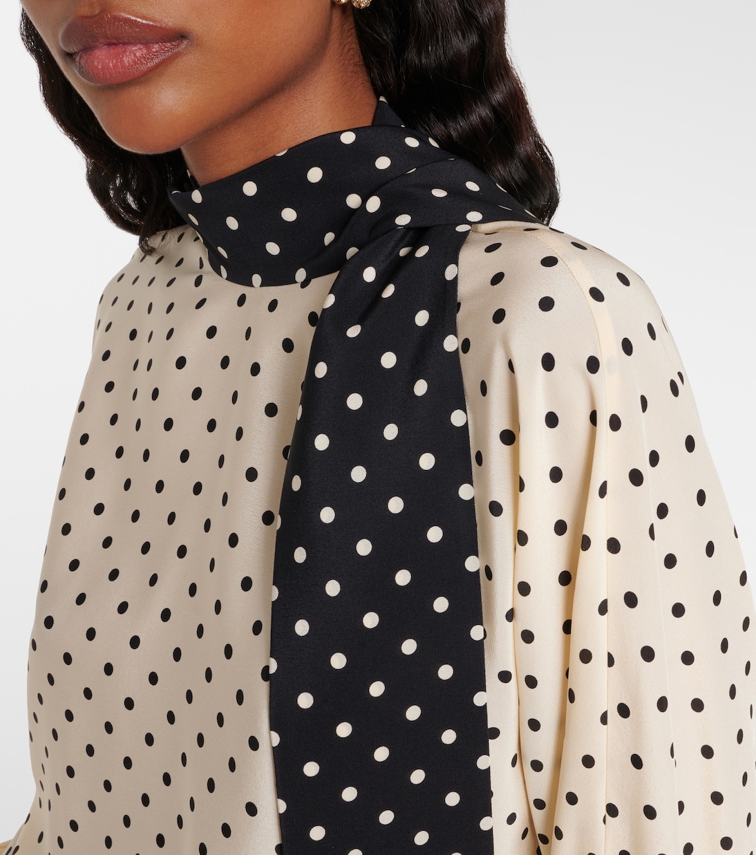 Plusdepois silk crêpe de chine blouse | Valentino