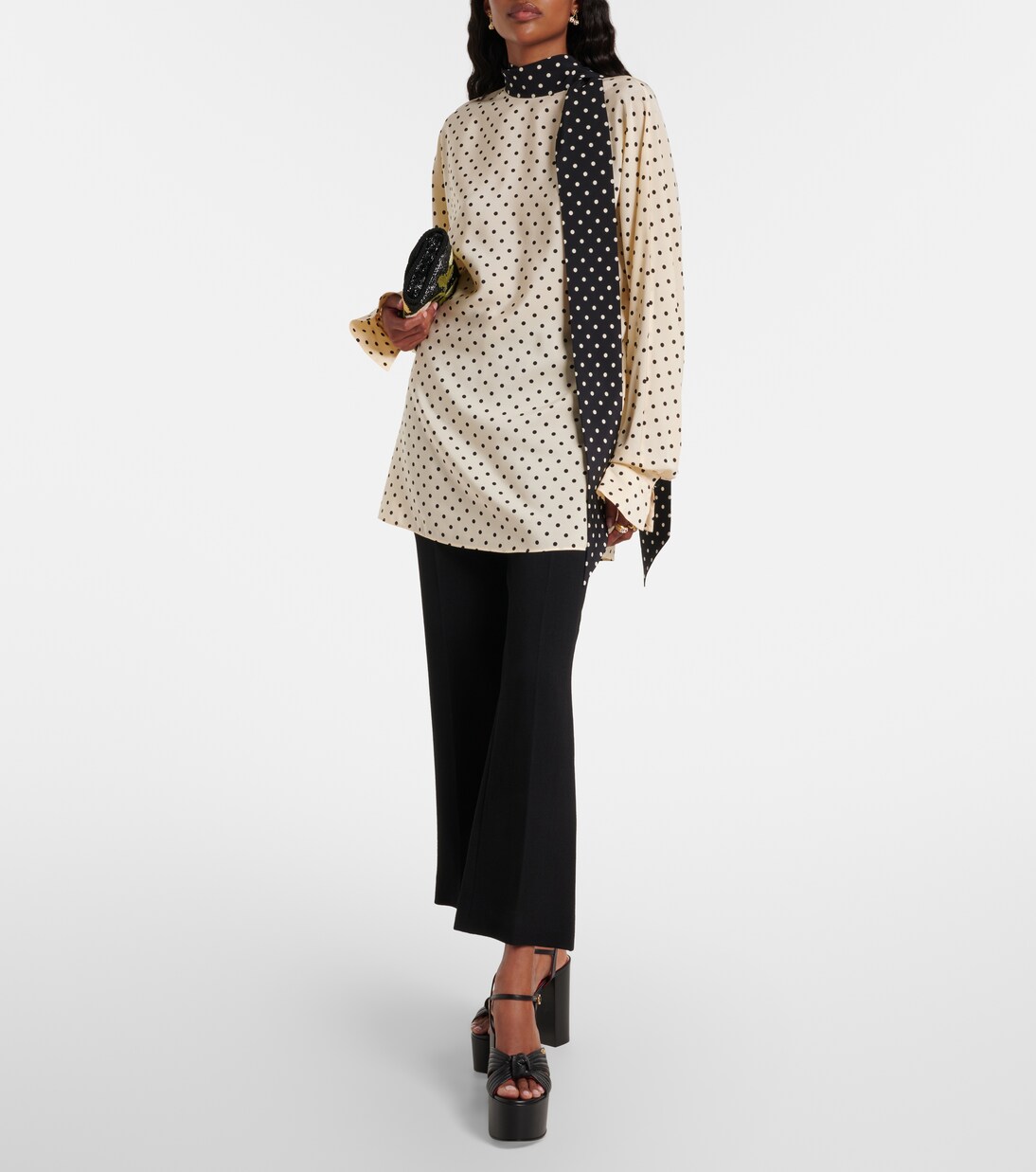 Plusdepois silk crêpe de chine blouse | Valentino