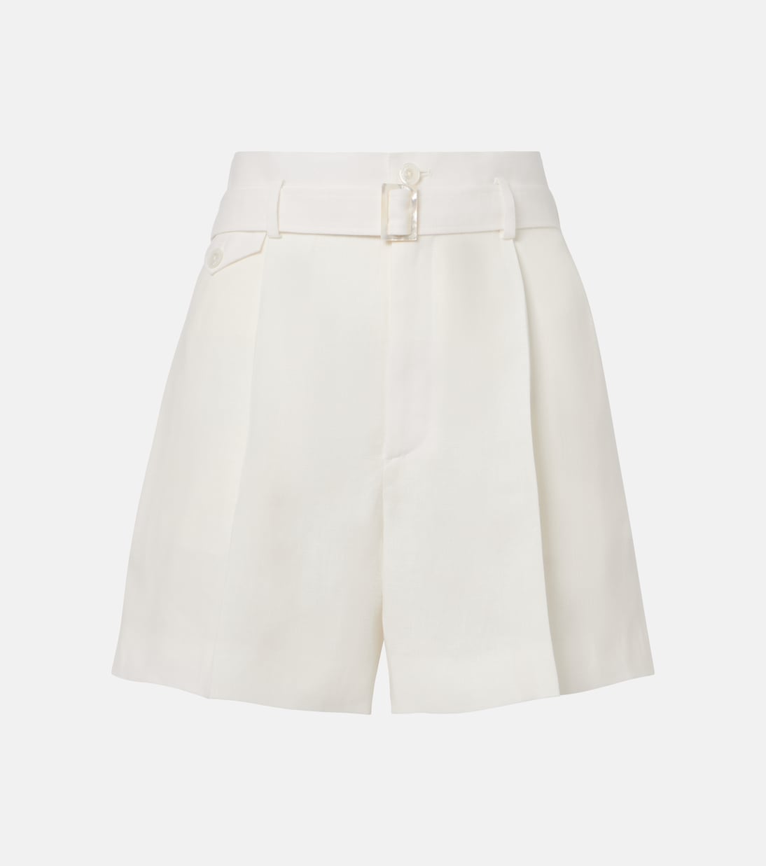 Denise belted linen shorts | Ralph Lauren Collection
