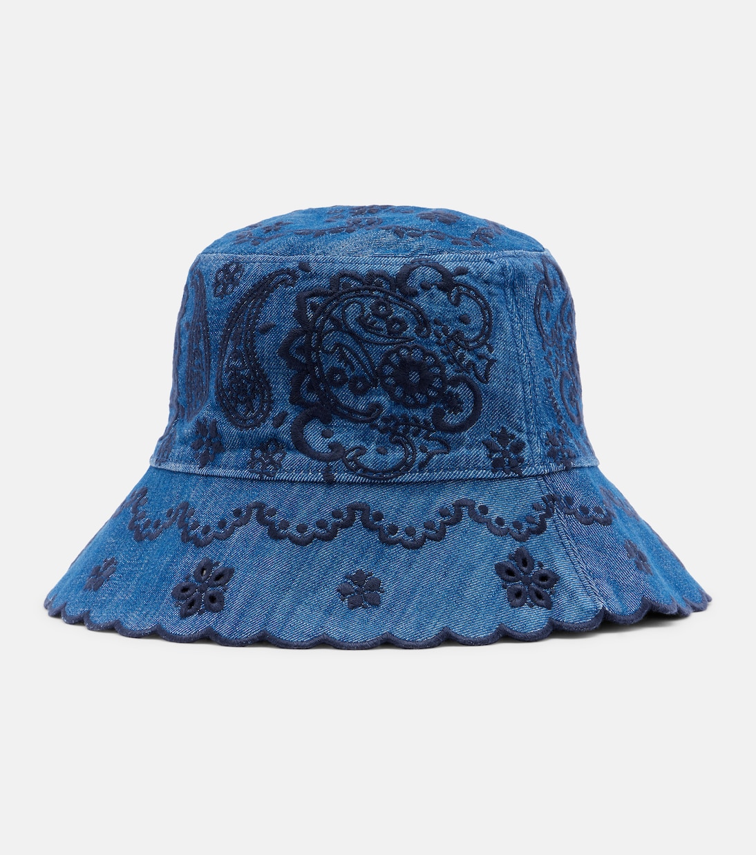 Bestickter Hut aus Denim | Zimmermann