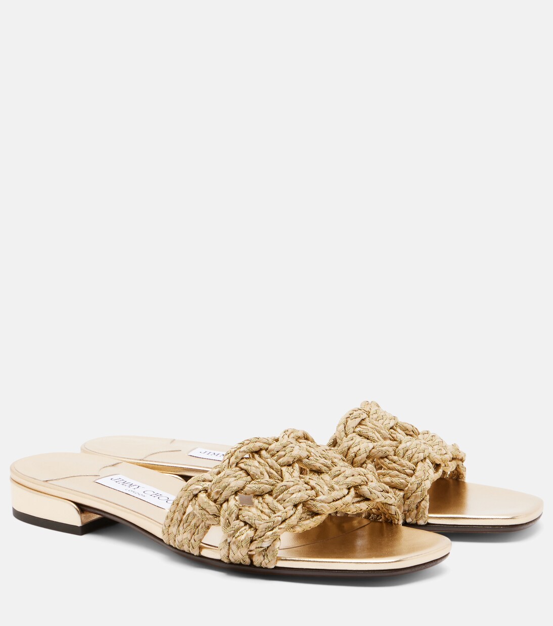 Chara woven slides | Jimmy Choo