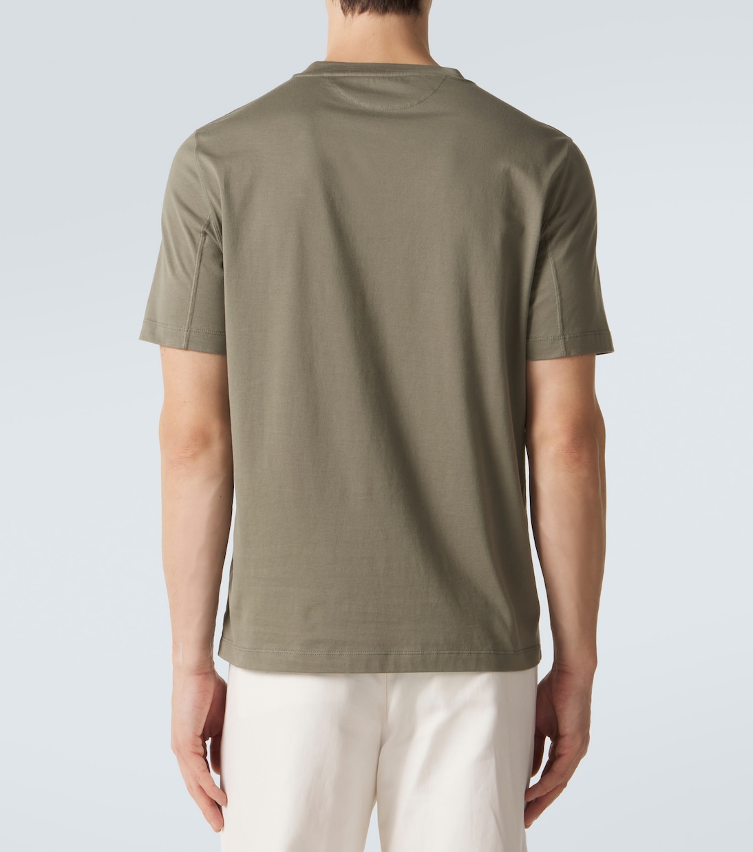 Printed cotton jersey T-shirt | Brunello Cucinelli