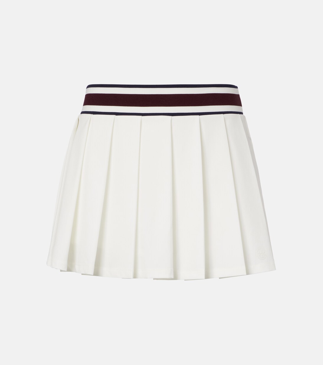 Striped pleated tennis skirt | Tory Burch