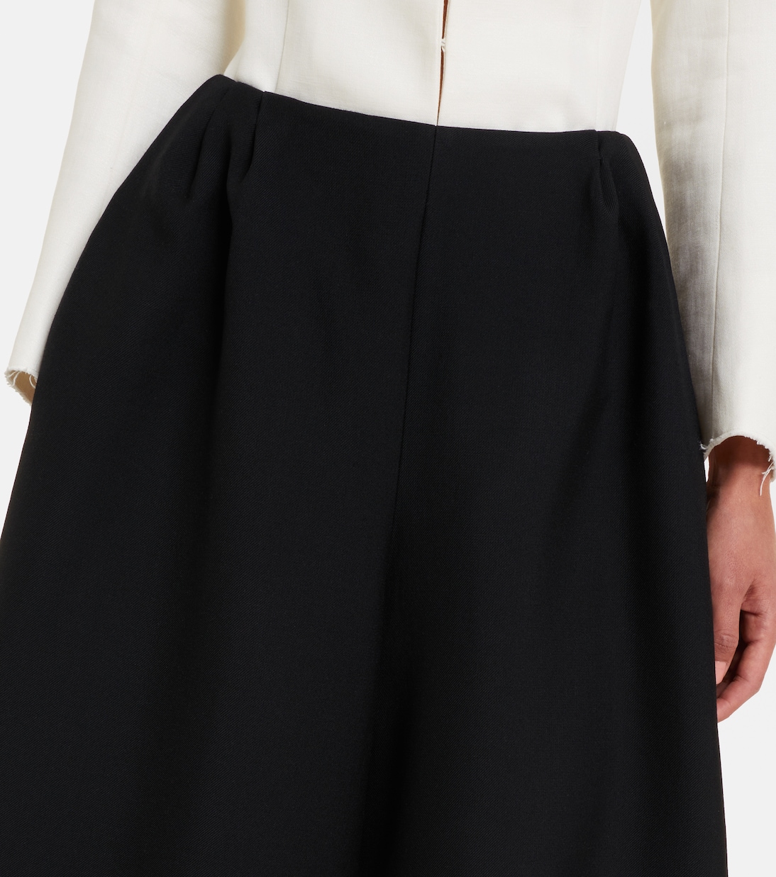 Fauna virgin wool Bermuda shorts | The Row
