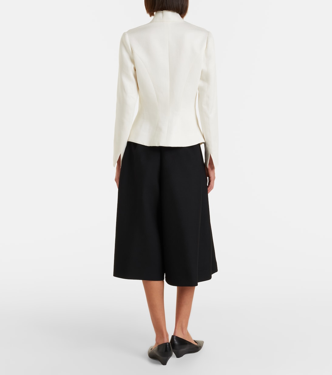 Fauna virgin wool Bermuda shorts | The Row