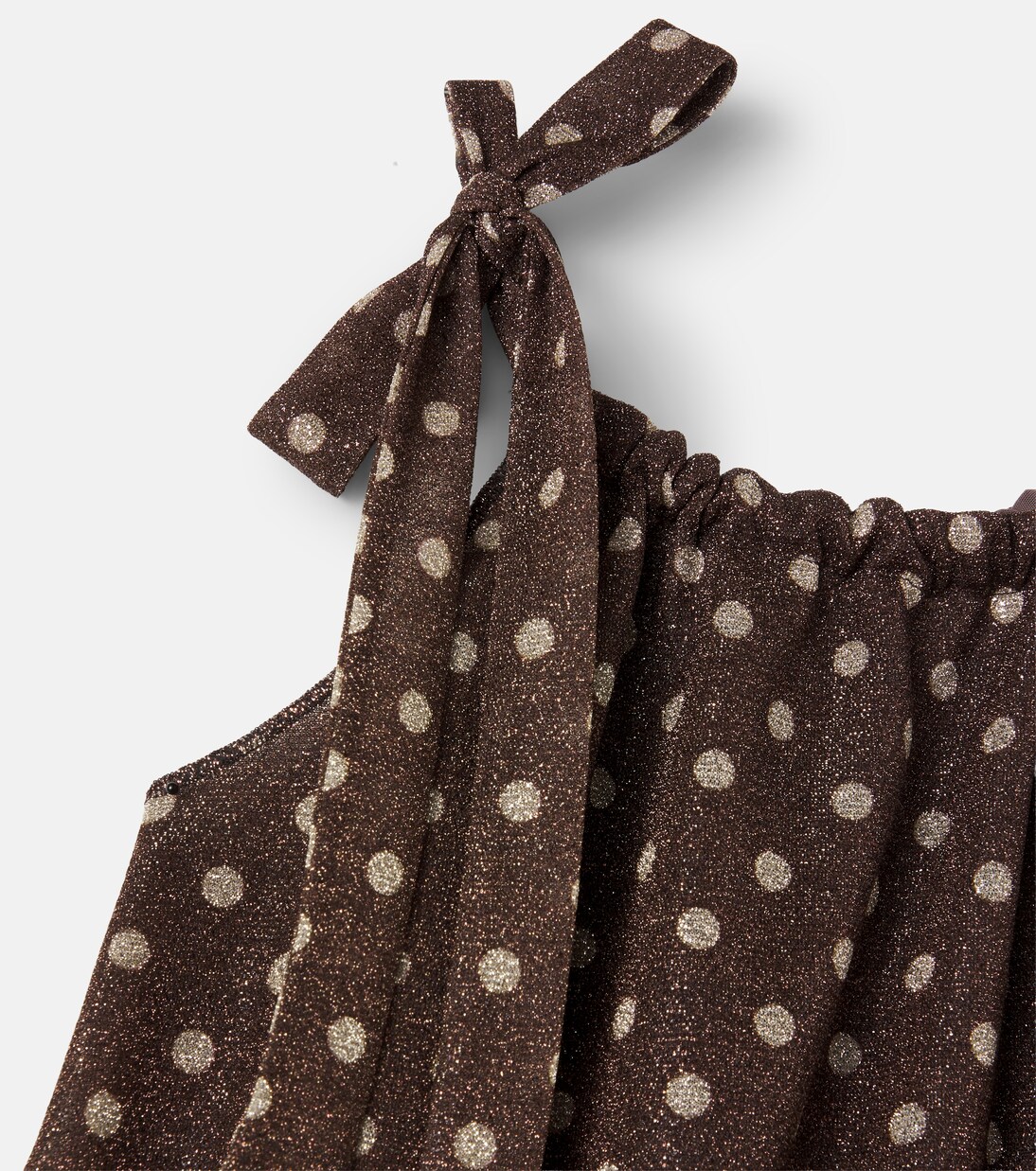 Osemini Lumière Plumage polka-dot dress | Oséree Kids