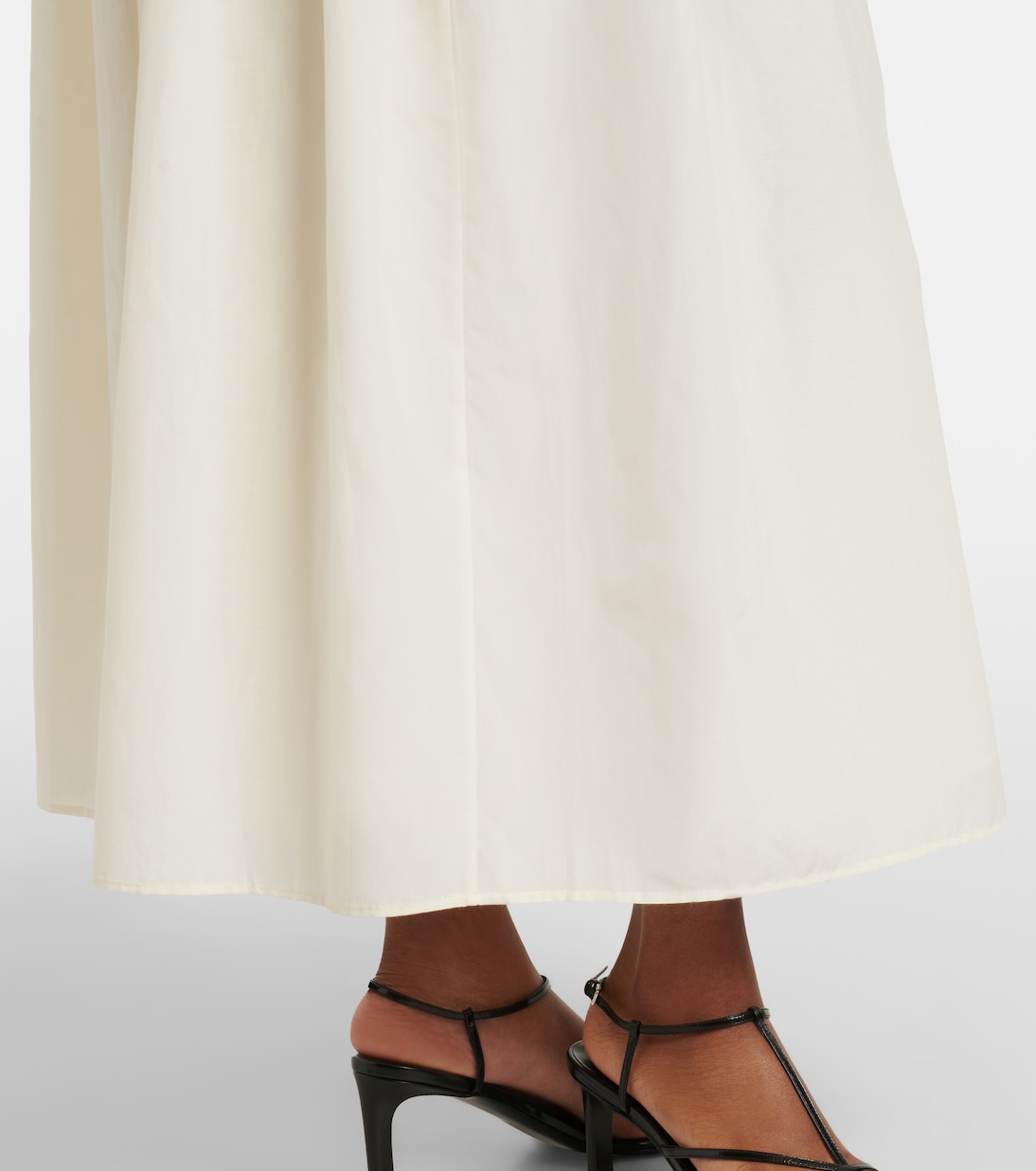 Naya gathered cotton and silk maxi skirt | Loulou de Saison