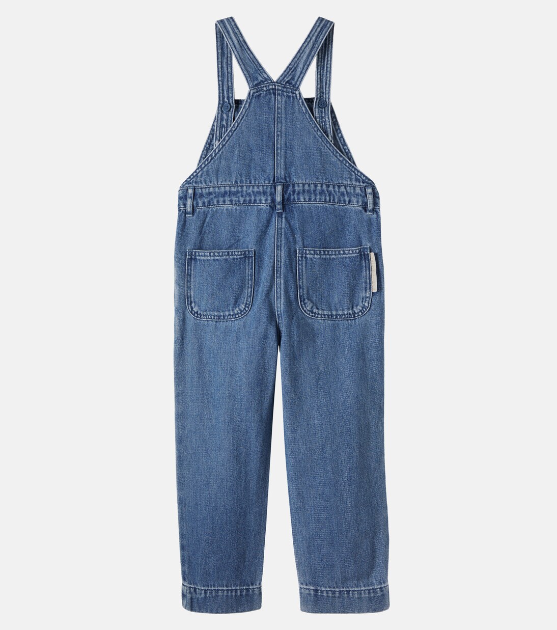 Salopette di jeans con patch | Stella McCartney Kids