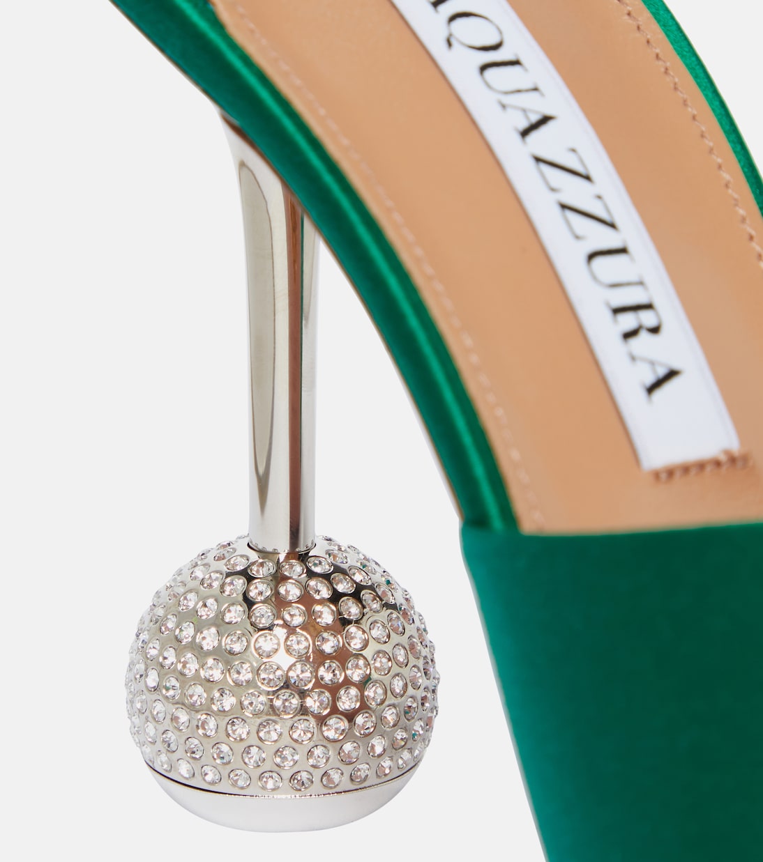 Sandalen Yes Darling 95 aus Satin | Aquazzura