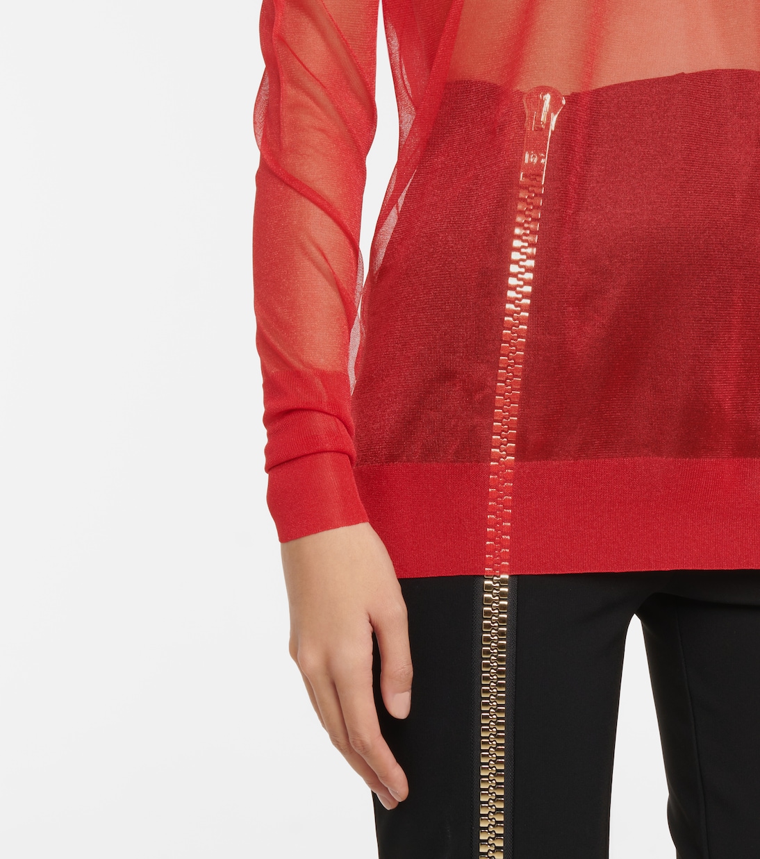 Longsleeve aus Mesh | Dolce&Gabbana